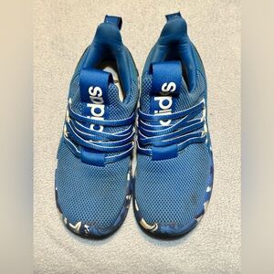 Boys Size 1 Adidas Slip On Sneakers